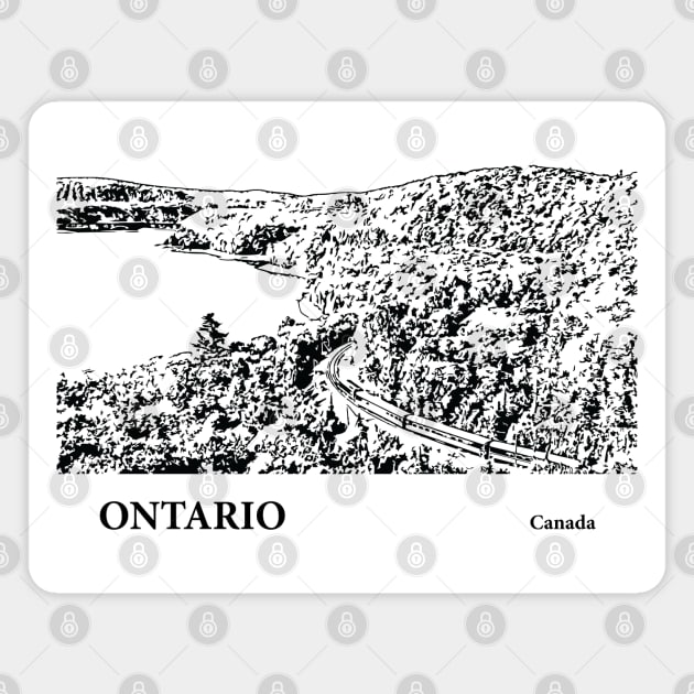 Ontario Canada Magnet by Lakeric